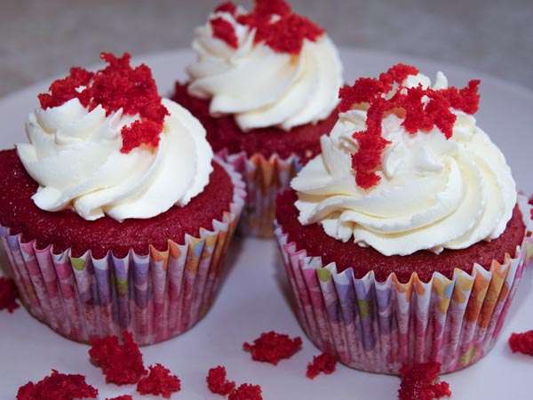 Cupcakes Red Velvet s krémem z mascarpone, obr1